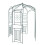 Berkfield Garden Arch 250 cm Dark Green 1