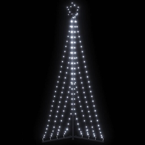 Berkfield LED Christmas Tree 339 LEDs Cold White 187 cm
