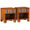 Berkfield Bedside Cabinet 2 pcs 40x35x45 cm Solid Wood Acacia 1
