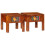 Berkfield Bedside Cabinet 2 pcs 40x40x36 cm Solid Wood Acacia 1
