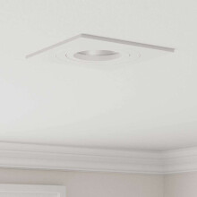 Berkfield Spotlight 12 pcs White 9 x 9 x 2 cm Aluminium