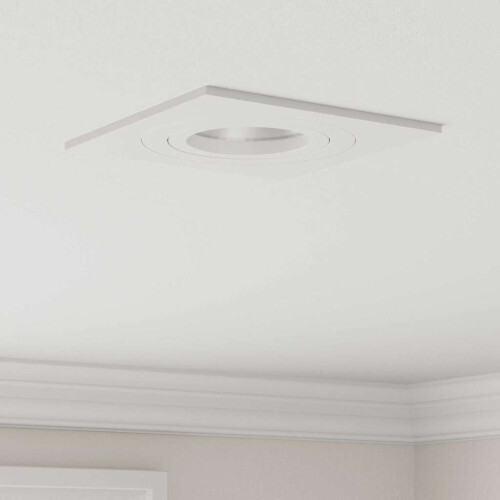 Berkfield Spotlight 12 pcs White 9 x 9 x 2 cm Aluminium