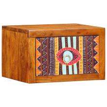 Berkfield Bedside Cabinet with Drawer Brown 35 x 30 x 22 cm