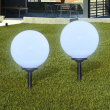 Berkfield Outdoor Pathway Lamps 2 pcs LED 30 cm with Ground Spike