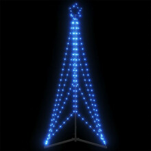 Berkfield LED Christmas Tree 363 LEDs Blue 182 cm