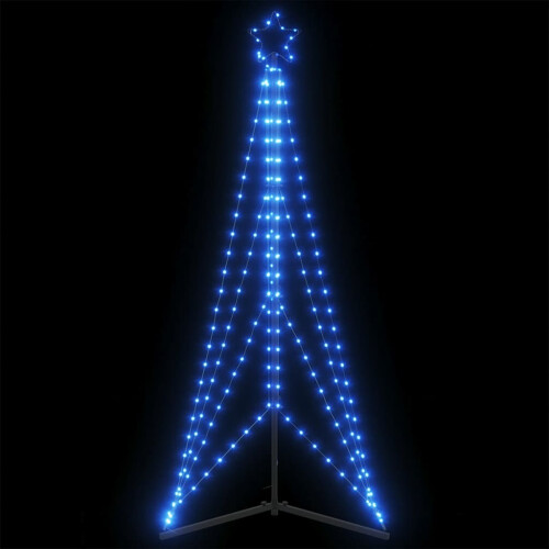 Berkfield LED Christmas Tree 363 LEDs Blue 182 cm