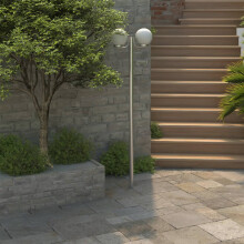 Berkfield Garden Lamp Post 2 Lamps 220 cm