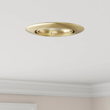 Berkfield Spotlight 6 pcs Gold 9 x 9 x 2.5 cm Metal