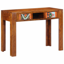 Berkfield Writing Desk with Drawer with Storage Brown 100 x 50 x 75 cm