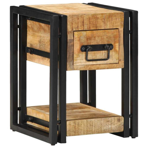 Berkfield Bedside Cabinet 2 pcs Brown 30 x 30 x 40 cm Solid Mango Wood