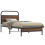Berkfield Bed Frame without Mattress 90x190 cm Brown Oak Engineered Wood 1