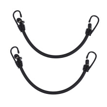2pcs Heavy Duty Bungee Cord with Hooks Durable Elastic Strap for Camping Luggage Cargo