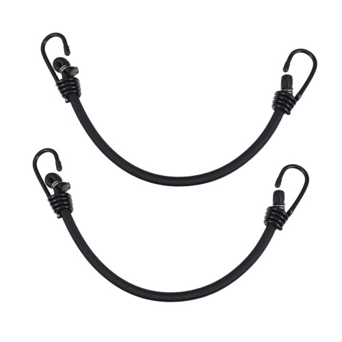 2pcs Heavy Duty Bungee Cord with Hooks Durable Elastic Strap for Camping Luggage Cargo