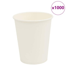 Berkfield Paper Coffee Cups 1000 pcs 8oz 200ml White