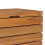 Berkfield Laundry Basket 40x40x70 cm Solid Teak Wood 6