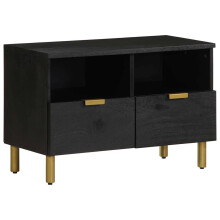 Berkfield TV Cabinet Black 70x33x46 cm Engineered Wood