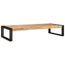 Berkfield Bathroom Shelf Brown 120 x 50 x 23 cm Soild Rough Mango Wood