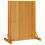 Berkfield Privacy Screen Brown 79.5 x 50 x 110 cm Solid Acacia Wood 1
