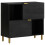 Berkfield Sideboard Black 80x33x75 cm Engineered Wood 1
