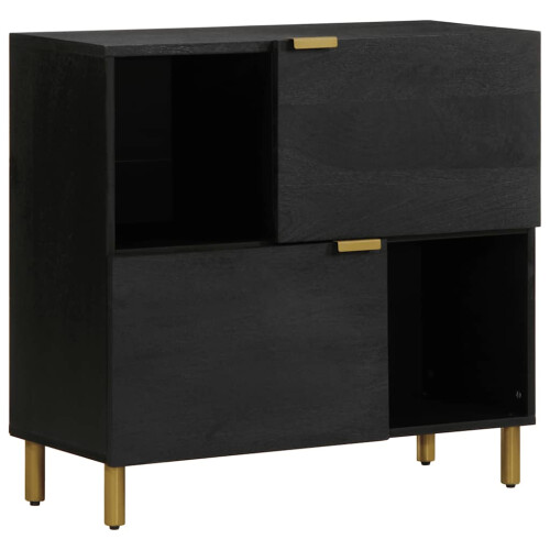 Berkfield Sideboard Black 80x33x75 cm Engineered Wood
