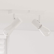 Berkfield Ceiling Spotlight White 26 x 6.5 x 11.5 cm Metal