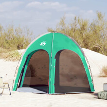 Berkfield Pool Tent Sea Green 366 x 305 x 231 cm Polyester and Fiberglass
