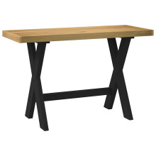 Berkfield Desk NOAIN X-Shaped Legs 120x50x75 cm Solid Wood Pine