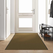 Berkfield Doormat Other Brown and Black 120 x 350 cm Polyamide and PVC