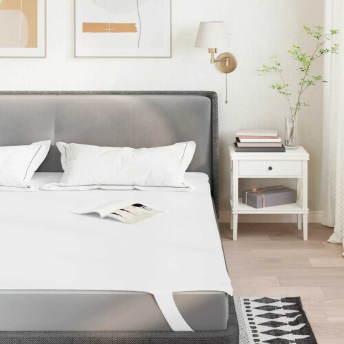 Berkfield Mattress Protector White 160x200 cm Waterproof