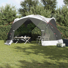 Berkfield Mosquito Tent Grey 434 x 434 x 230 cm Polyester and Fiberglass
