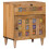 Berkfield Bedside Cabinet Natural 50 x 33 x 60 cm Solid Mango Wood 1