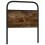 Berkfield Replace Headboard Smoked Oak 75 cm Steel and Engineered Wood 1