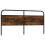 Berkfield Replace Headboard Smoked Oak 190 cm Steel and Engineered Wood 1