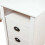 Berkfield Desk Hill White 150x50x74 cm Solid Pine Wood 5