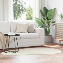 Berkfield Area Rugs HUARTE Cream 120 x 170 cm Polyester