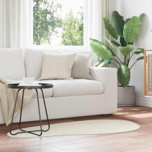Berkfield Area Rugs HUARTE Cream 80 x 150 cm Polyester