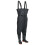 Berkfield Chest Waders with Boots and Belt Black Size 45 1