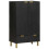 Berkfield Highboard Black 60x33x100 cm Engineered Wood 1