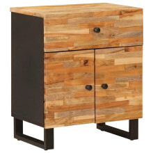 Berkfield Bed cabinet with Drawer Brown 50 x 33 x 60 cm Solid Mango Wood