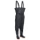Berkfield Chest Waders with Boots and Belt Black Size 40 1