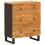 Berkfield Storage Sideboard Brown 60 x 33 x 75 cm Solid Mango Wood 1