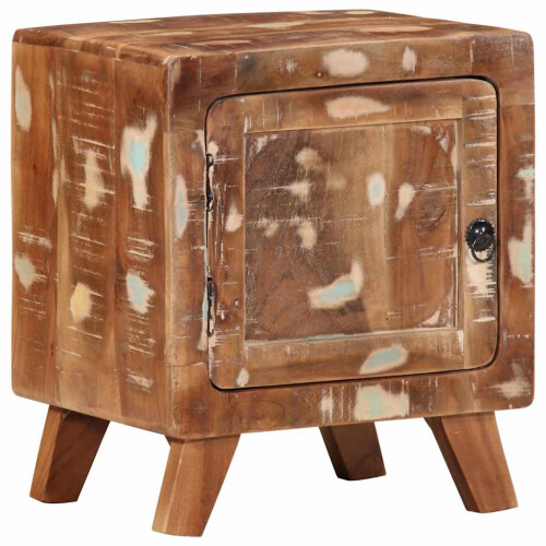 Berkfield Bedside Cabinet 40x32x46 cm Solid Wood Reclaimed