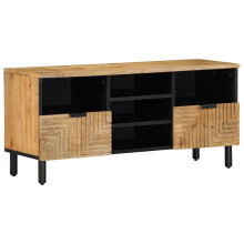 Berkfield TV Cabinet Brown 100x33x46 cm Solid Wood Mango