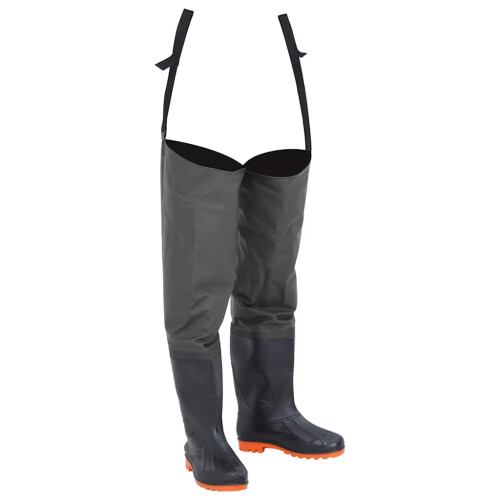 Berkfield Hip Waders Dark Green Size 40