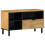 Berkfield TV Cabinet Brown 80x33x46 cm Solid Wood Mango 1