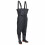 Berkfield Chest Waders with Boots and Belt Black Size 46 1