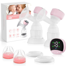 Wearable Breast Pump Wireless Electric, 24mm Flange, Adjustable Suction, Low Noise, Easy Clean