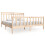 Berkfield Bed Frame without Mattress Super King Solid Wood 2