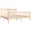 Berkfield Bed Frame without Mattress Super King Solid Wood 3