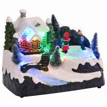 Berkfield Christmas Tabletop Multicolour 16 x 11.5 x 13 cm Plastic